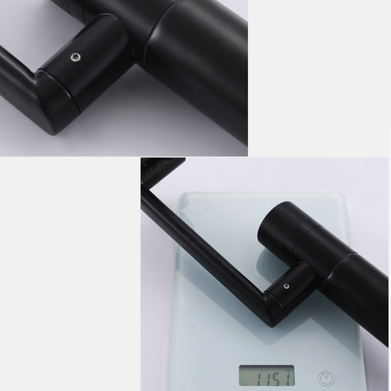 Modern Vessel Faucet Stainless Steel Single Handle Bendable Vessel Faucet