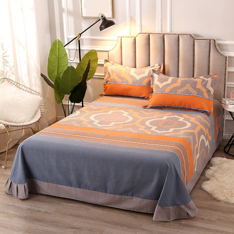 1 Piece Bed Sheet Printing Non-Pilling Soft Fade Resistant Sheet