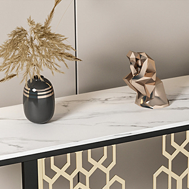 Contemporary Console Accent Table Scratch Resistant Console Sofa Table