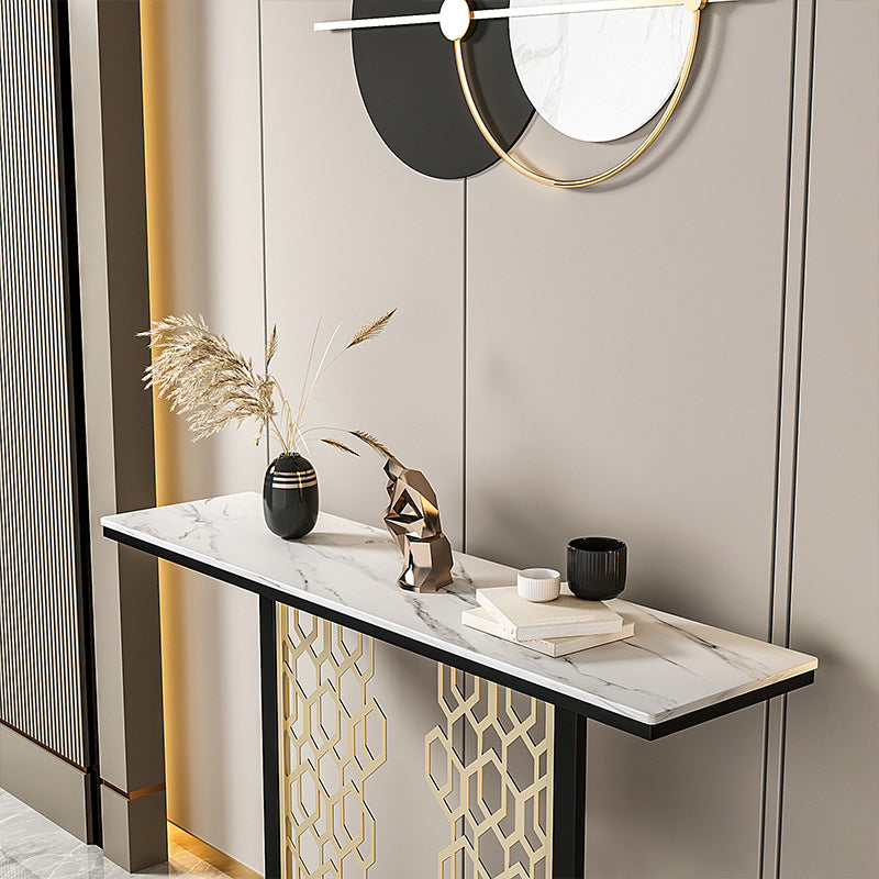 Contemporary Console Accent Table Scratch Resistant Console Sofa Table