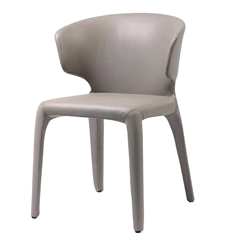 Contemporary Style 1/3/4/6/7/8 Pieces Dining Chairs Set Rectangle Stone Furniture in Gray