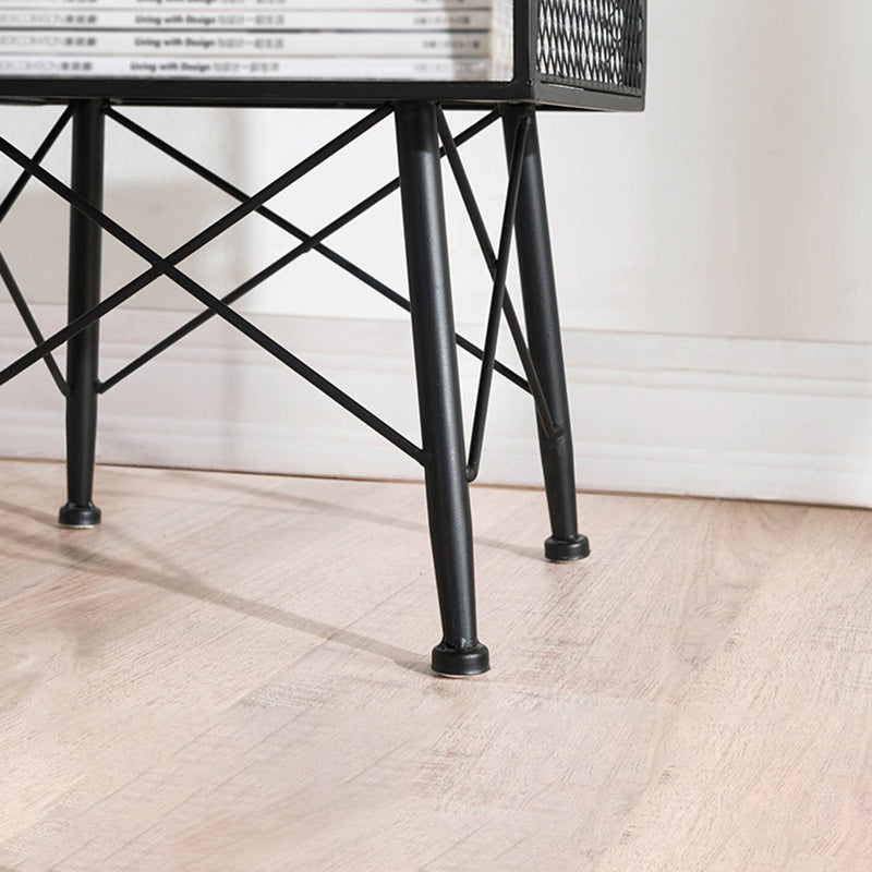 Metal Closed Back Standard Bookshelf Modern Shelves Included Bookcase