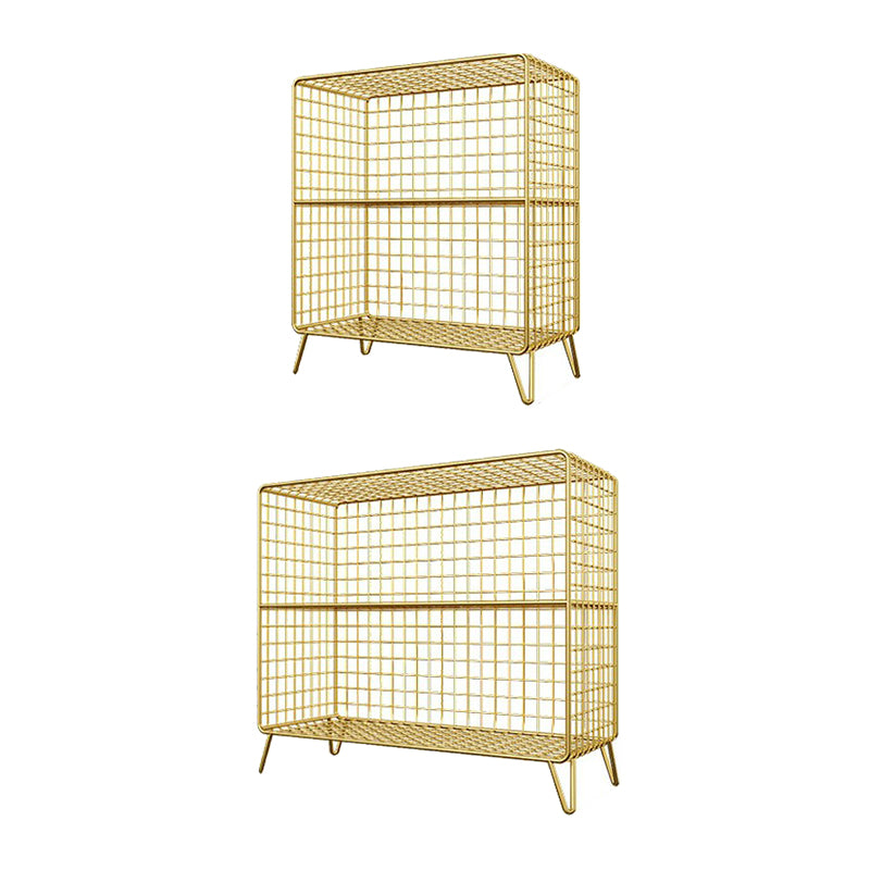 Closed Back Standard Bookshelf Metal Shelves Included Bookcase