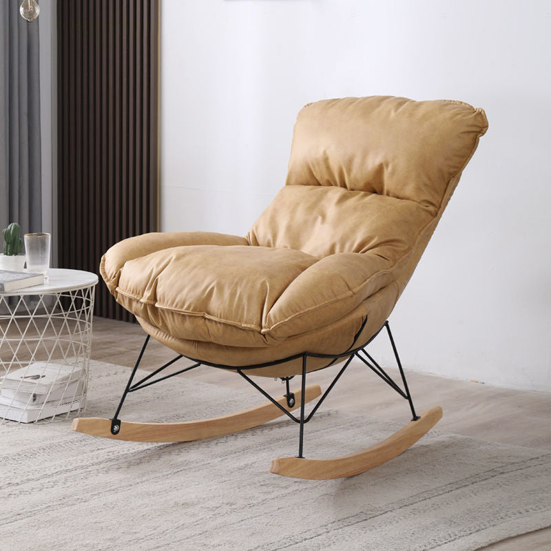 Nordic Light Luxury Single Rocking Sofa Chair Home Lounge Lazy Sofa Chair