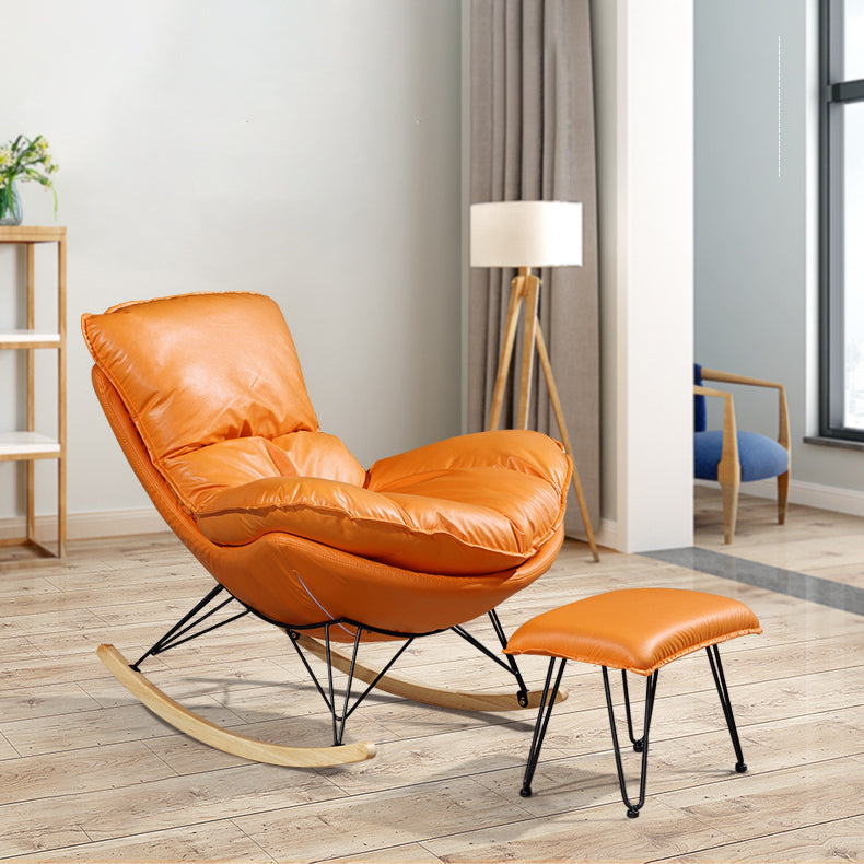 Simple Style Single Rocker Chair Leisure Lazy Chair for Bedroom