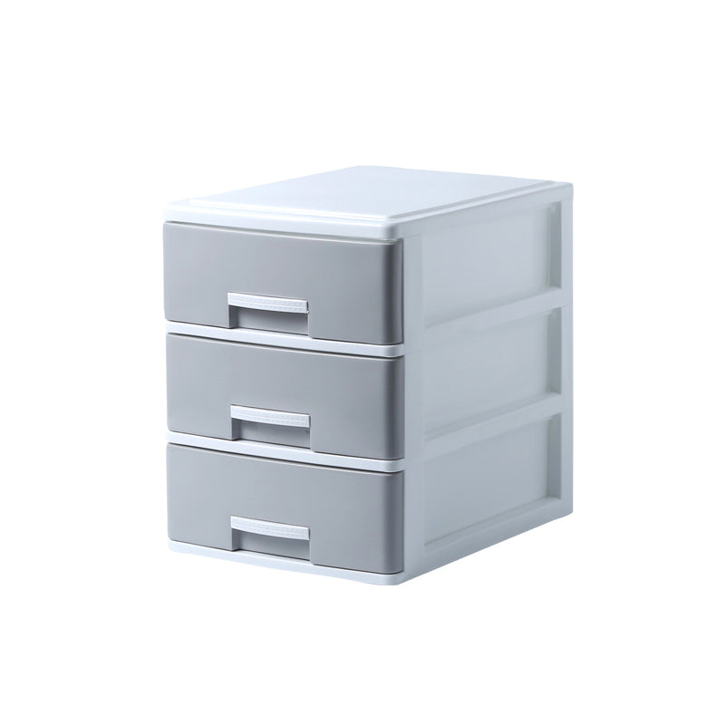 Drawers Filing Cabinet Plastic Vertical File Cabinet for Home and Office
