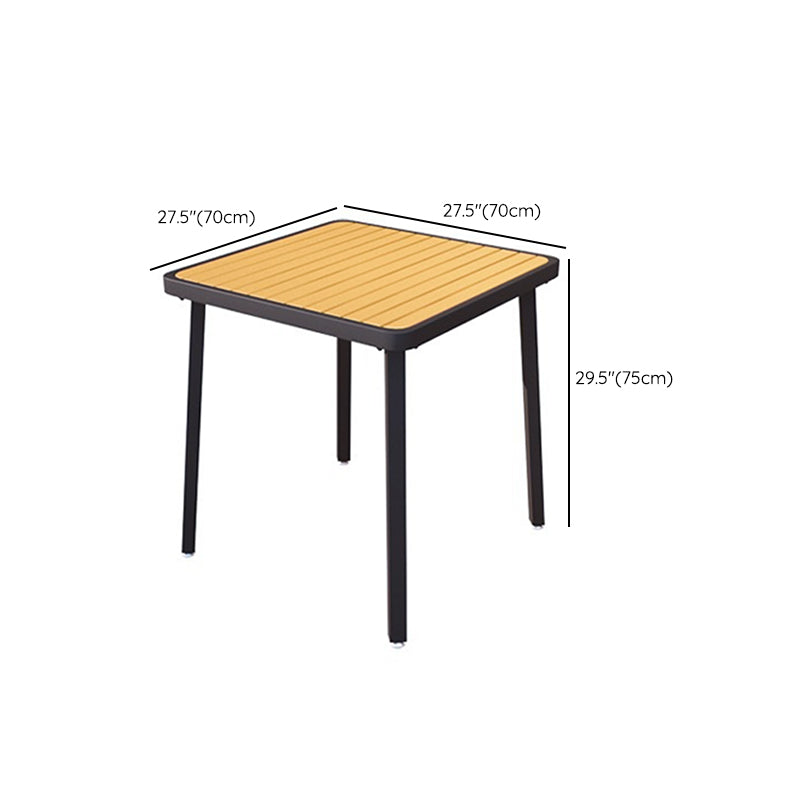Modern 1/5/7 Pieces Metal Dining Set Reclaimed Wood Table Set