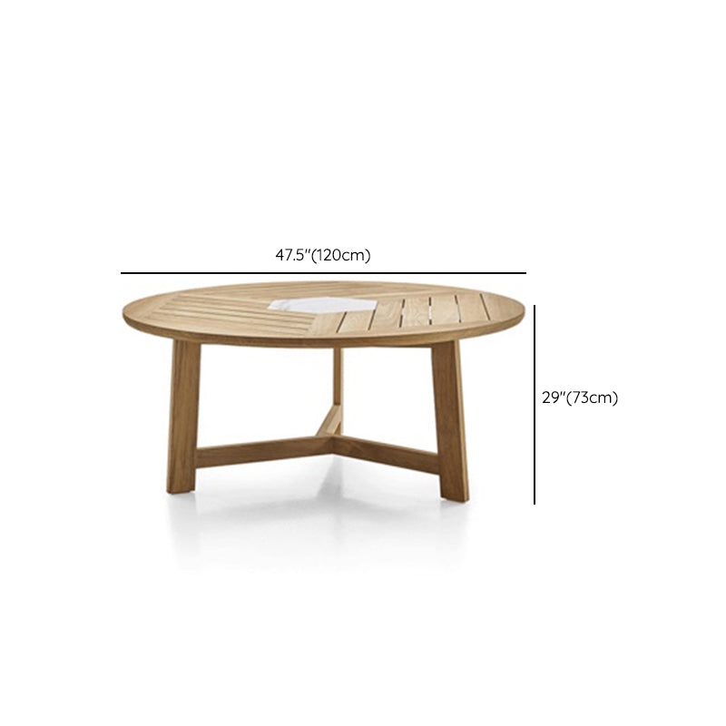 Boho Style 1/5 Pieces Dining Set Wood Dining Table Set for Outdoor