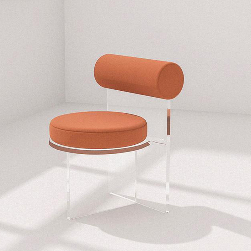 Contemporary Style 1/2/4/6 Pieces Dining Chairs Set Rectangle Stone Furniture in White