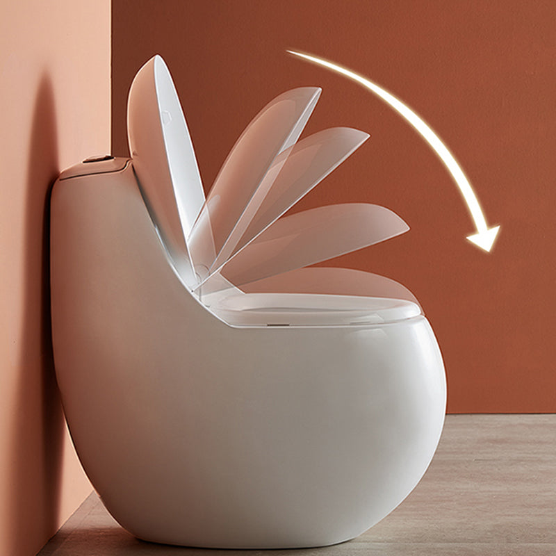 Contemporary Toilet Bowl One Piece Skirted Urine Toilet with Seat