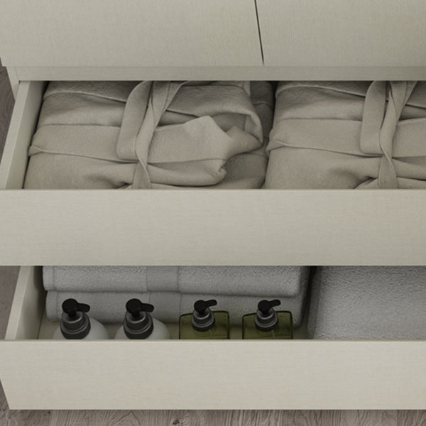 Engineered Wood Wardrobe Cabinet with Shelves Hinged Wardrobe Armoire