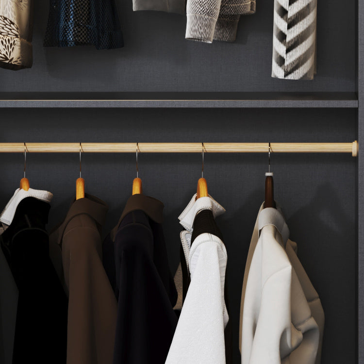 Sliding Engineered Wood Wardrobe Cabinet Modern Wardrobe Armoire