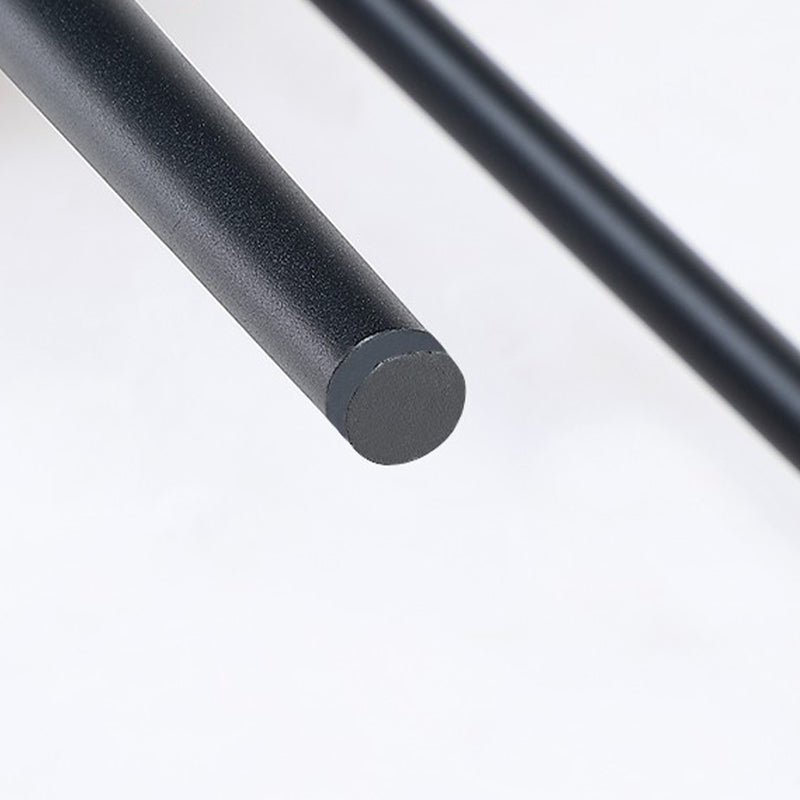 Modern Upholstered Stools with Metal Legs Matte Finish Indoor Counter & Bar Stools