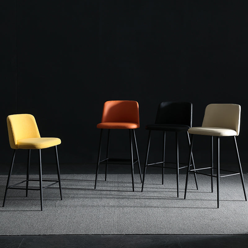 Modern Style Bar Stool Upholstered Bar Stools for Dining Room