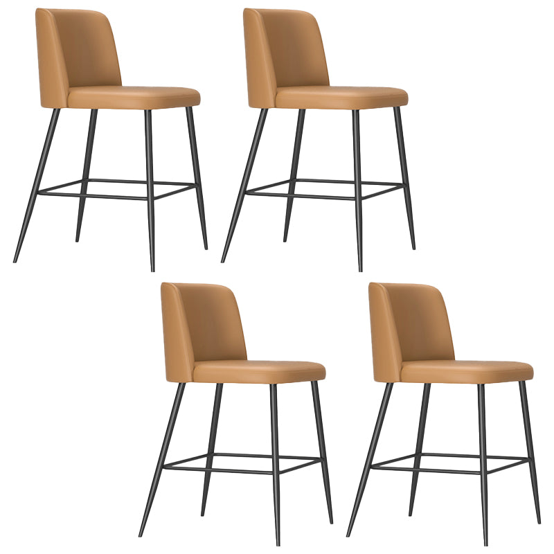 Modern Style Bar Stool Upholstered Bar Stools for Dining Room
