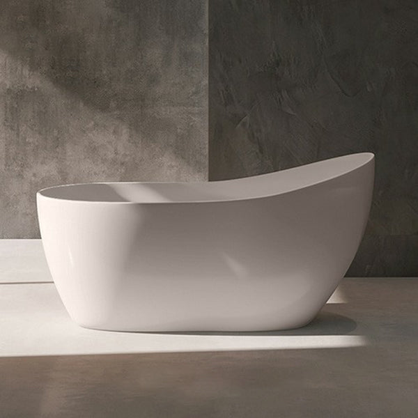 Modern Style Freestanding Soaking Bathtub Single Slipper Acrylic Bathtub for Bathroom