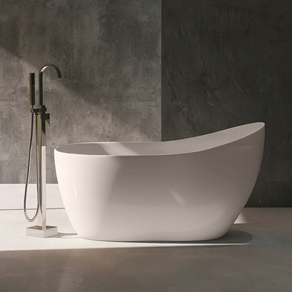 Modern Style Freestanding Soaking Bathtub Single Slipper Acrylic Bathtub for Bathroom