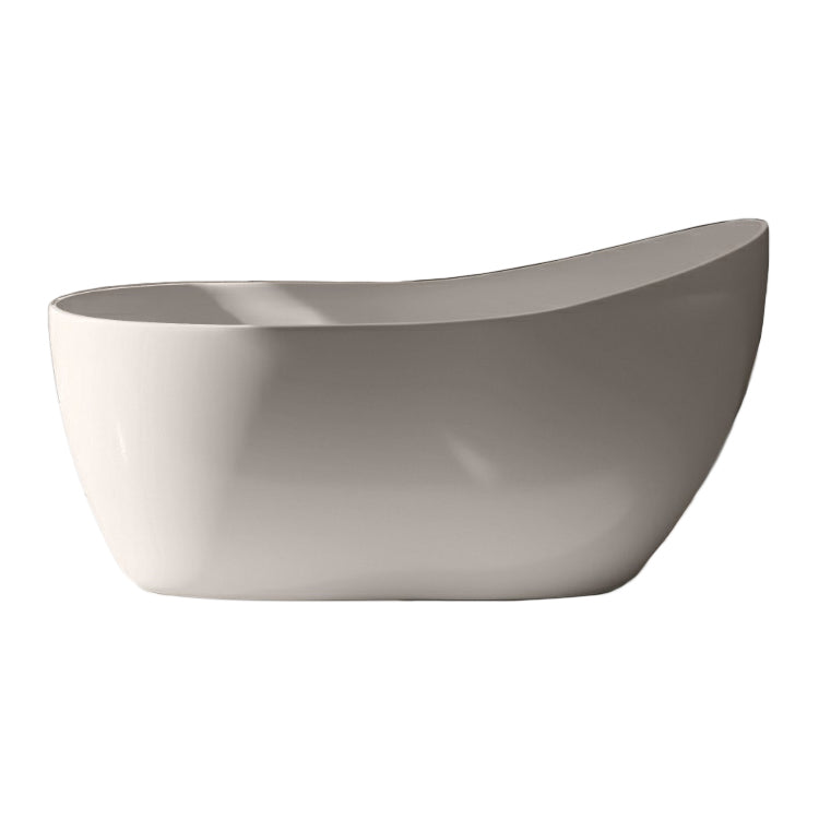 Modern Style Freestanding Soaking Bathtub Single Slipper Acrylic Bathtub for Bathroom