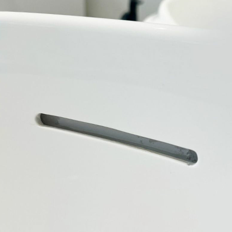 Modern Style Freestanding Soaking Bathtub Single Slipper Acrylic Bathtub for Bathroom