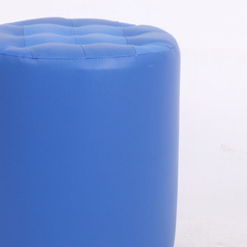 Dark Brown Modern Pouf Stain Resistant Round Pouf for Drawing Room