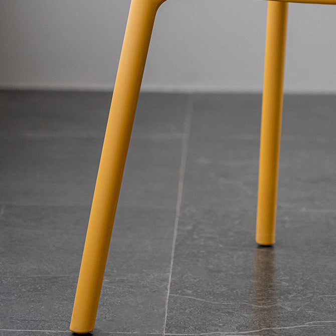 Contemporary Plastic Dining Arm Chair King Louis Back Side Chair