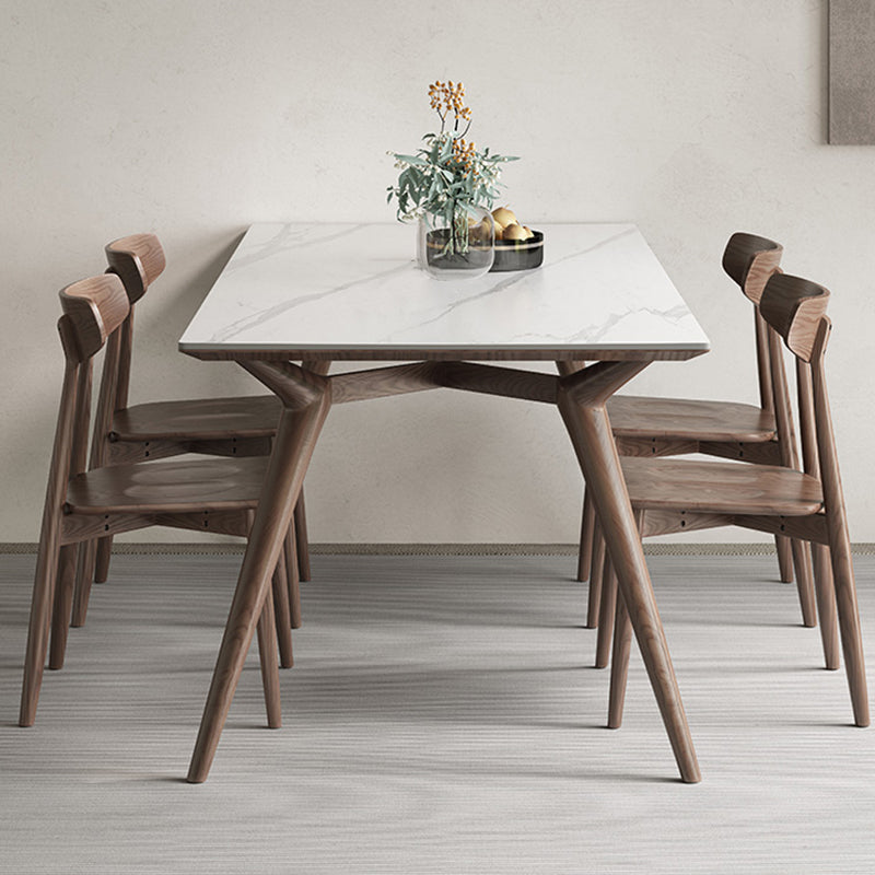Modern Style Furniture Rectangle Stone Dining Room Table for Kitchen