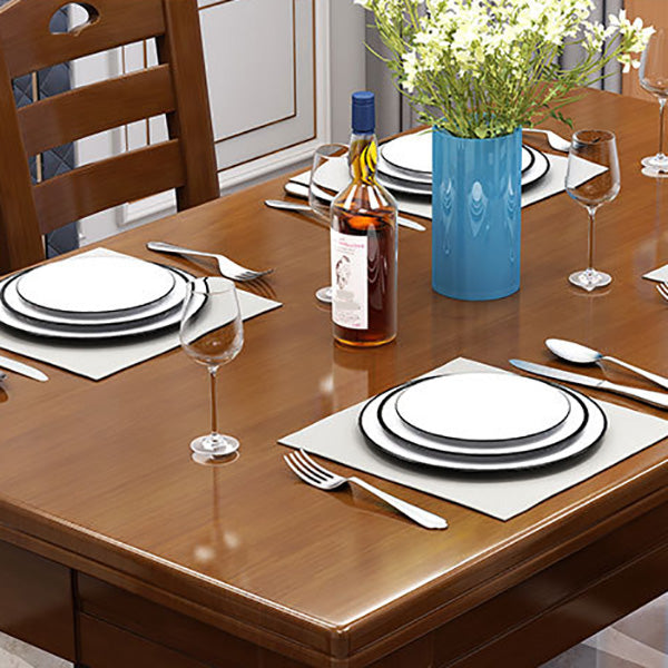 Solid Wood Dining Table 4 Legs Dining Room Table for Kitchen