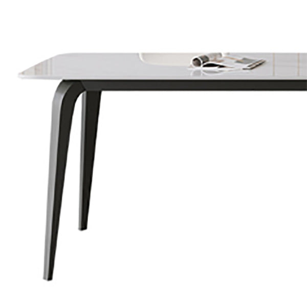 Simplicity Style Furniture Rectangle Stone Dining Room Table for Home