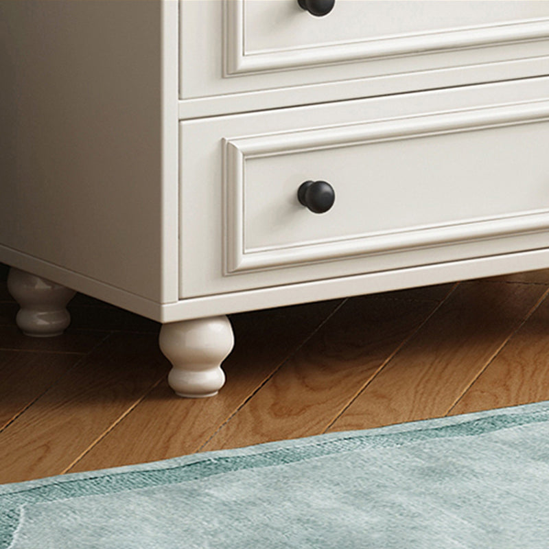 American Traditional Vertical Lingerie Chest Wood Storage Chest for Bedroom