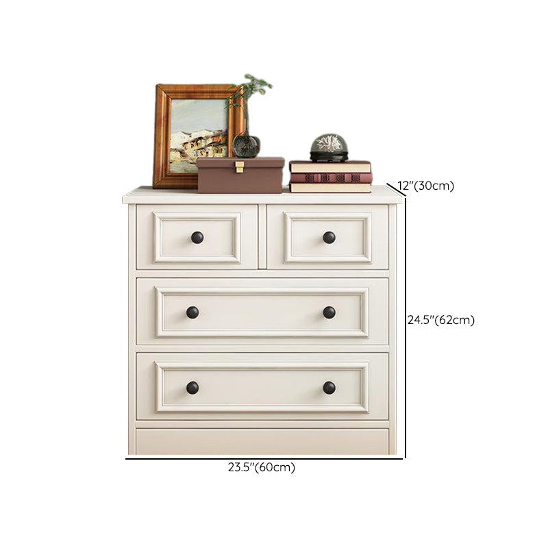 American Traditional Vertical Lingerie Chest Wood Storage Chest for Bedroom