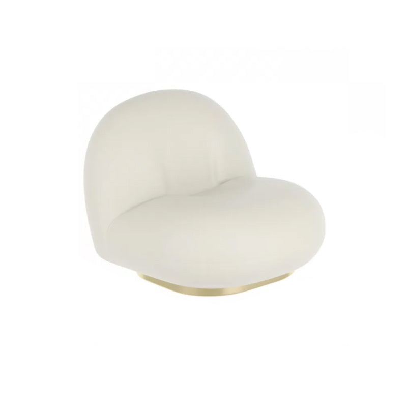 Sloped Arm Curved Sectional Modern Faux Leather White Sectional