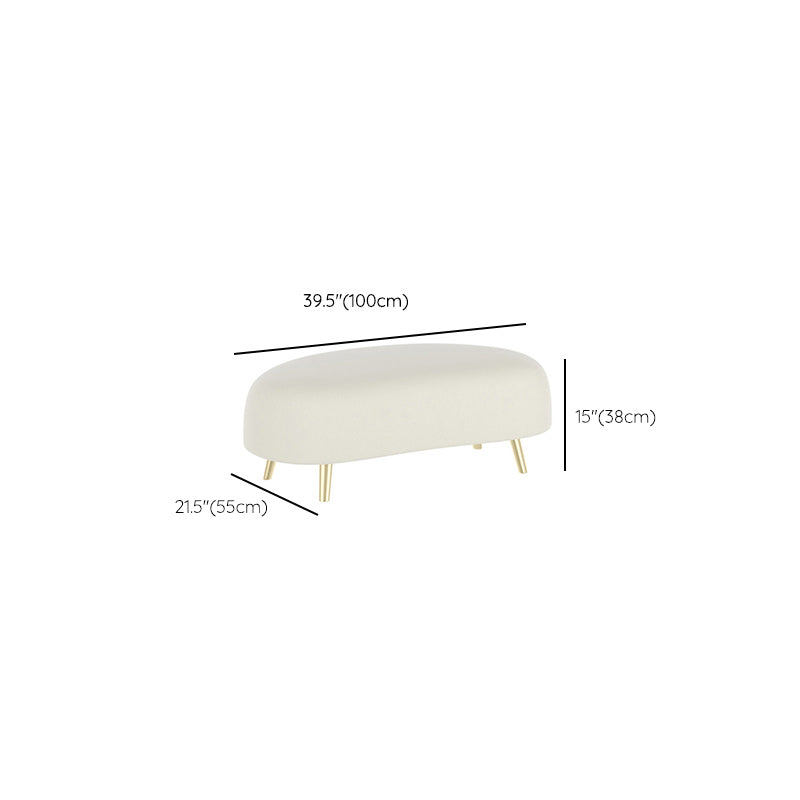 Sloped Arm Curved Sectional Modern Faux Leather White Sectional