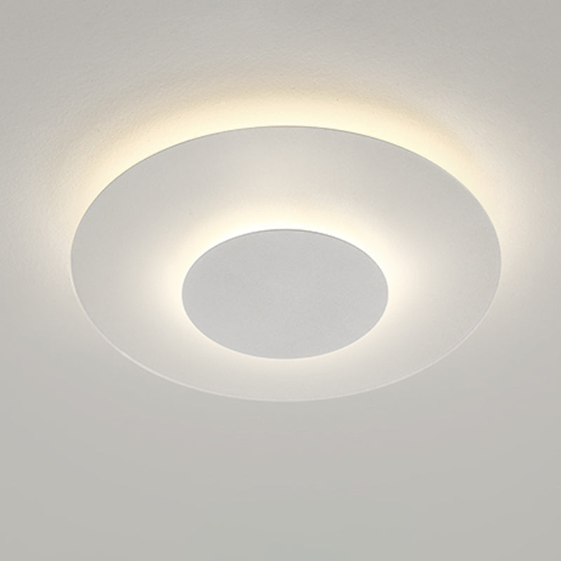 LED Modern Metal Flush Mount Geometric Shape Ceiling Light for Bedroom