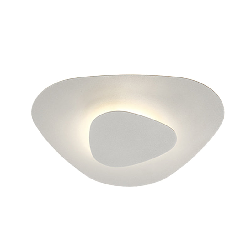 LED Modern Metal Flush Mount Geometric Shape Ceiling Light for Bedroom