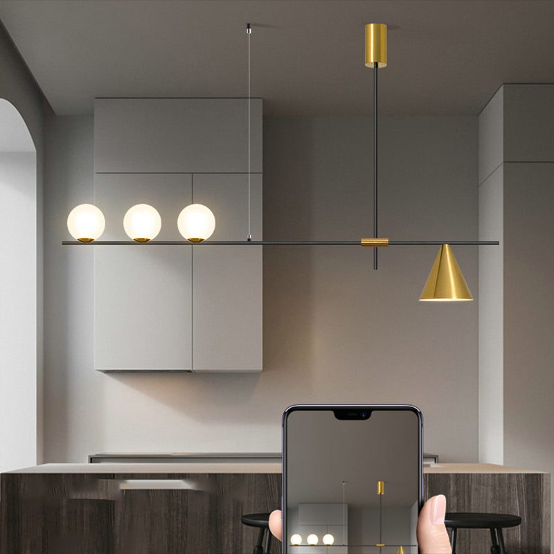 Unique Shape Hanging Island Lights Modern Hanging Light Fixture for Dining Room