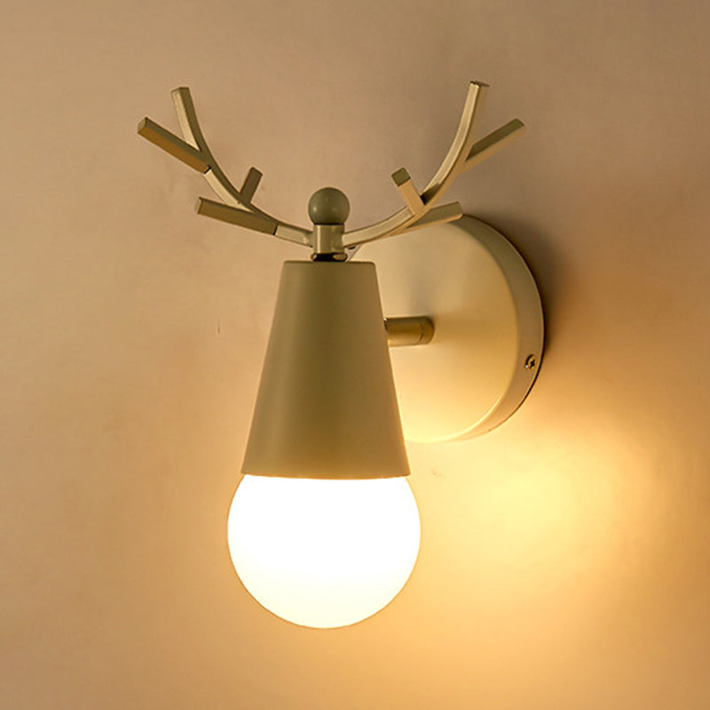 Nordic Style Iron Vanity Light Antler Shape Vanity Lamp for Living Room