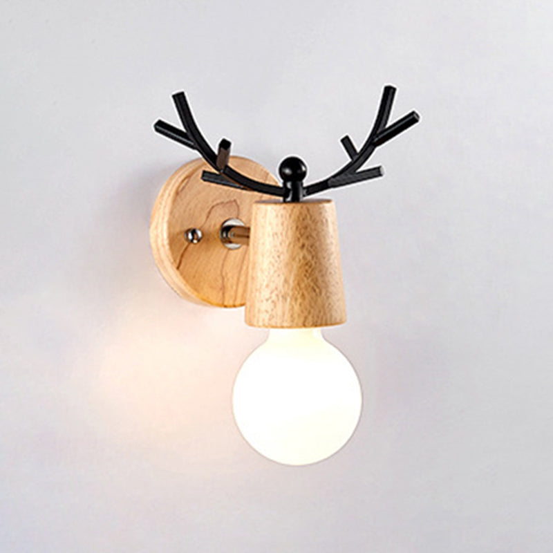 Nordic Style Iron Vanity Light Antler Shape Vanity Lamp for Living Room