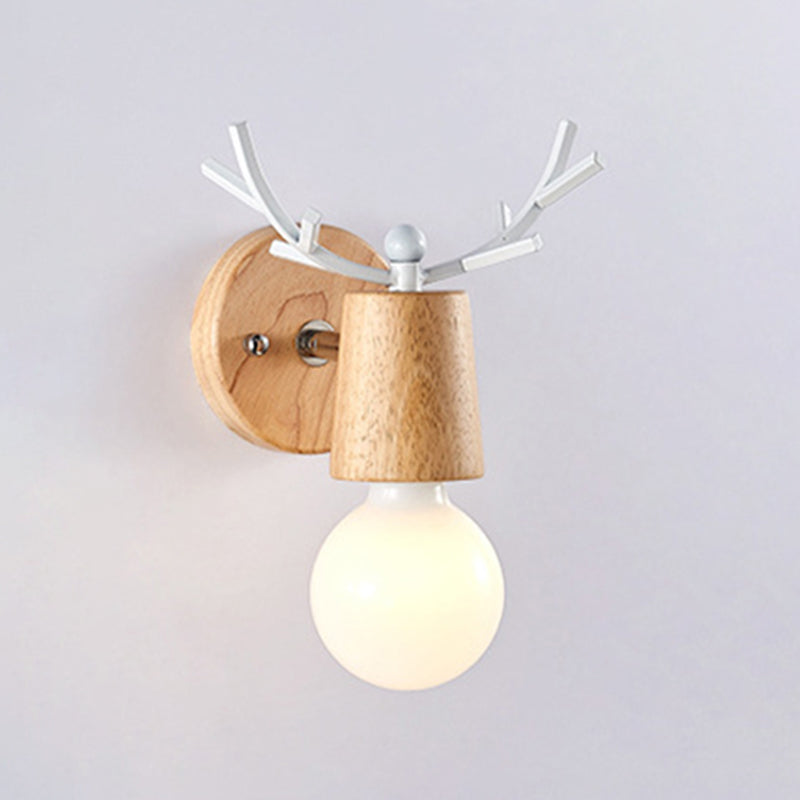 Nordic Style Iron Vanity Light Antler Shape Vanity Lamp for Living Room