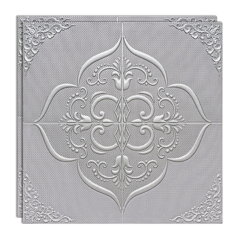 Industrial Wall Plank 3D Printing Bathroom Wall Panels Set of 2