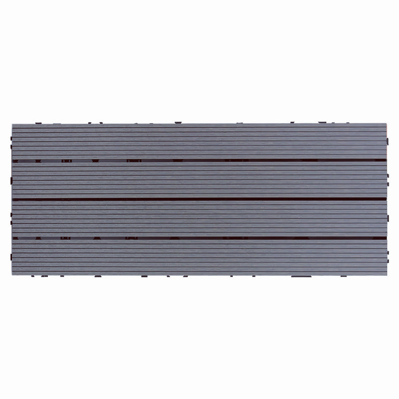 Smooth Water Resistant Floor Tile Rectangle Engineered Wooden Floor for Patio Garden