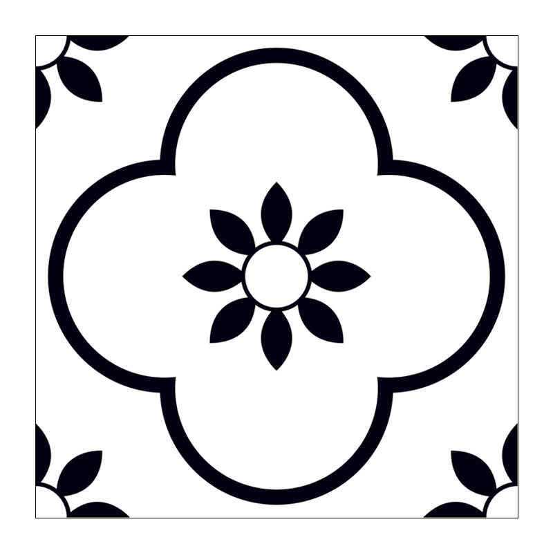 Patterned Vinyl Flooring Peel and Stick Vinyl Flooring with Square Edge