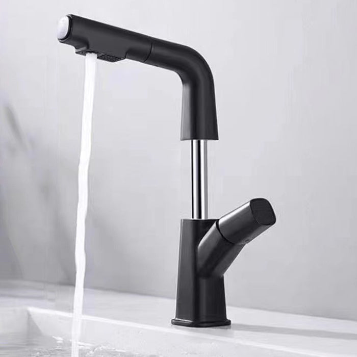 Widespread Sink Faucet Modern Faucet with Single Knob Handle