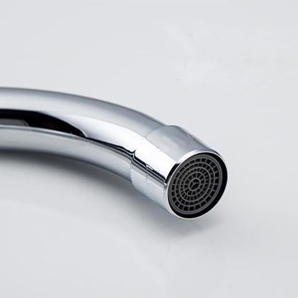 Modern Style Bathroom Faucet Double Handles Faucet Swivel Spout Faucet