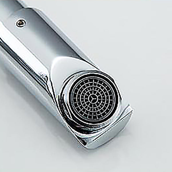 Modern Style Bathroom Faucet Double Handles Faucet Swivel Spout Faucet