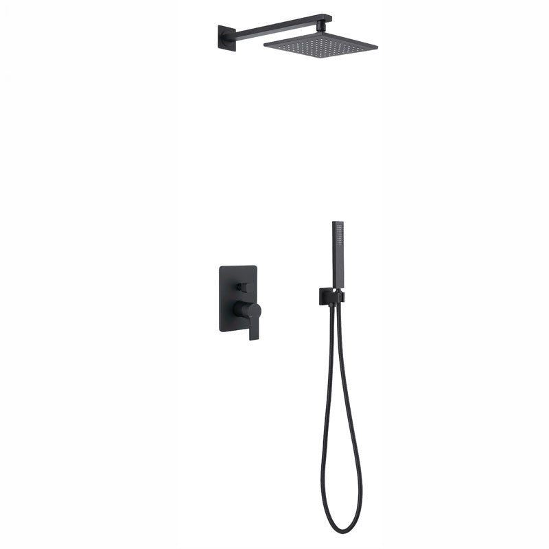 Shower System Square Handheld Shower Knot Handle Shower Trim