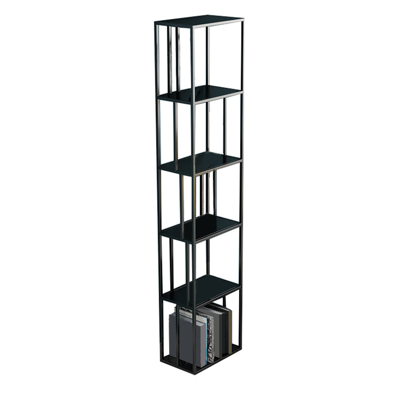 Glam Shelves Included Bookcase Standard Metal Open Back Bookshelf