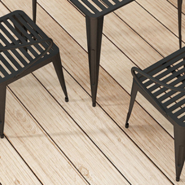 Contemporary 1/5/7 Pieces Metal Bistro Set Metal Bistro Table Set for Outdoor