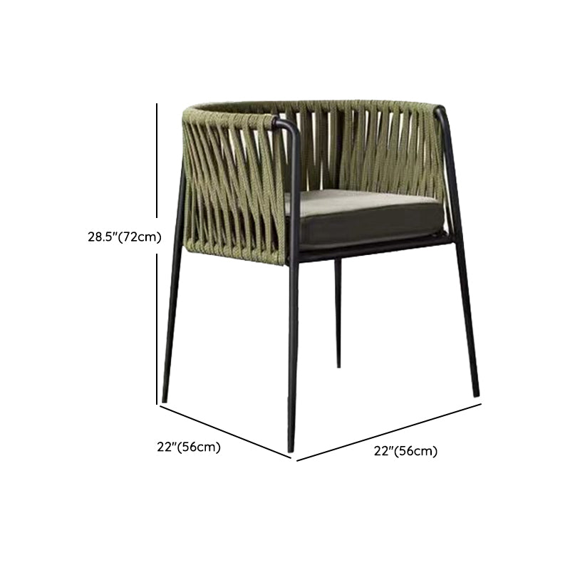 Matte Finish Rattan Dining Set 1/2/3 Pcs Boho Dining Table Set