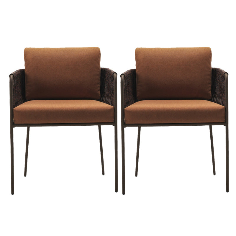 Matte Finish Boho Dining Set 1/2/7 Pcs Stone Dining Table Set