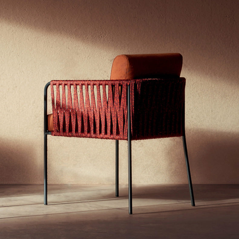 Matte Finish Boho Dining Set 1/2/7 Pcs Stone Dining Table Set